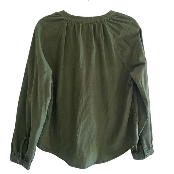 Universal Thread Green Corduroy Long Sleeve Pullover Top Women’s Size Medium - Picture 5 of 5